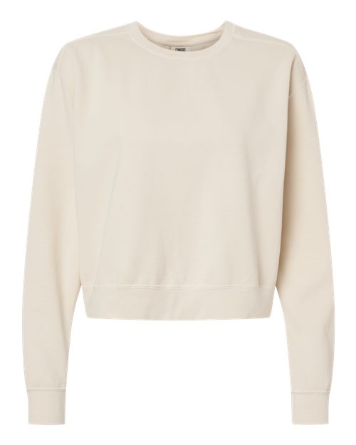 Comfort Colors Women's Garment-Dyed Mid-Length Crewneck Sweatshirt