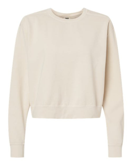 Comfort Colors Women's Garment-Dyed Mid-Length Crewneck Sweatshirt