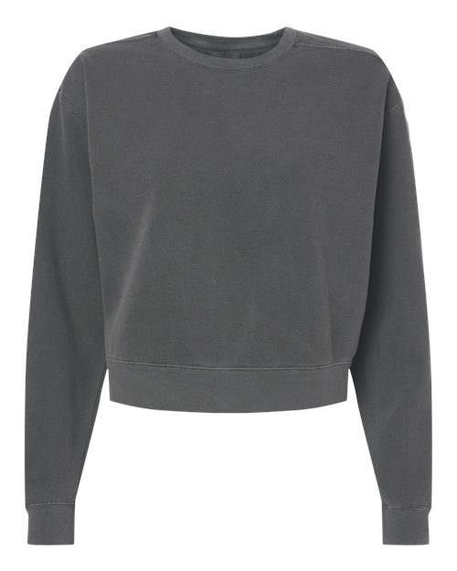 Comfort Colors Women's Garment-Dyed Mid-Length Crewneck Sweatshirt