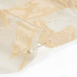 Beige and Cream Floral Sheer Luxury Brocade