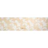 Beige and Cream Floral Sheer Luxury Brocade