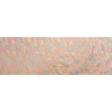 Metallic Gold, Baby Blue and Pink Floral Luxury Brocade