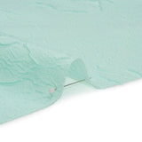 Luminous Aqua Crinkled Luxury Brocade