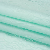 Luminous Aqua Crinkled Luxury Brocade
