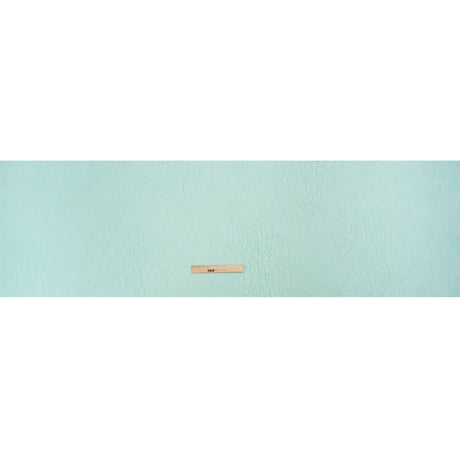 Luminous Aqua Crinkled Luxury Brocade