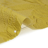 Luminous Citron Crinkled Luxury Brocade