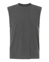 American Apparel Unisex Heavyweight Cotton Garment-Dyed Mid-Length Muscle Tee