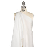Luminous Off White Crinkled Luxury Brocade