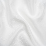 Luminous Off White Crinkled Luxury Brocade