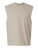 American Apparel Unisex Heavyweight Cotton Garment-Dyed Mid-Length Muscle Tee