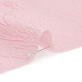Luminous Baby Pink Crinkled Luxury Brocade