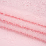 Luminous Baby Pink Crinkled Luxury Brocade