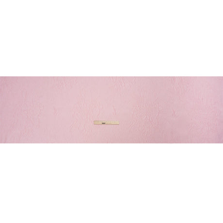 Luminous Baby Pink Crinkled Luxury Brocade