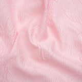 Luminous Baby Pink Crinkled Luxury Brocade