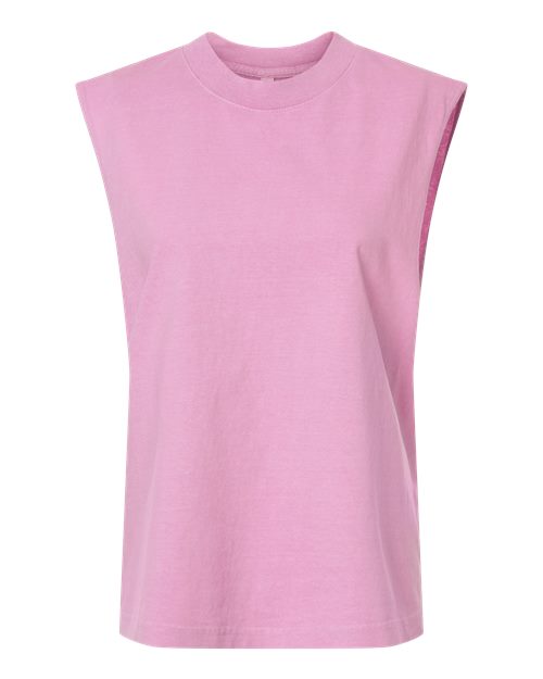 American Apparel Unisex Heavyweight Cotton Garment-Dyed Mid-Length Muscle Tee