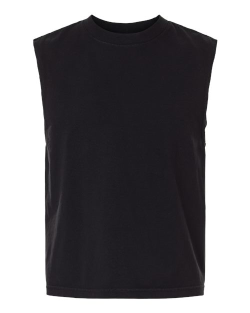 American Apparel Unisex Heavyweight Cotton Garment-Dyed Mid-Length Muscle Tee