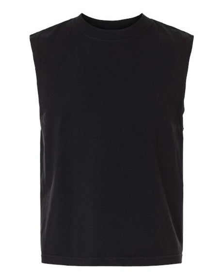 American Apparel Unisex Heavyweight Cotton Garment-Dyed Mid-Length Muscle Tee