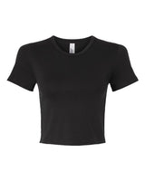 American Apparel Women's Baby Rib Cropped Tee