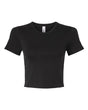 American Apparel Women's Baby Rib Cropped Tee