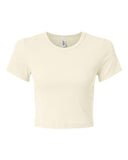 American Apparel Women's Baby Rib Cropped Tee