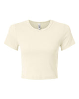 American Apparel Women's Baby Rib Cropped Tee
