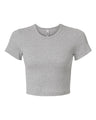 American Apparel Women's Baby Rib Cropped Tee