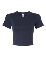 American Apparel Women's Baby Rib Cropped Tee