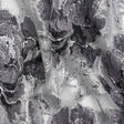 Metallic Silver and Gray Floral Luxury Burnout Brocade