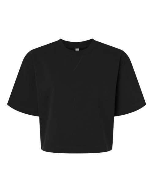 Women's French Terry Mid-Length Boxy Top