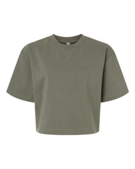 Women's French Terry Mid-Length Boxy Top