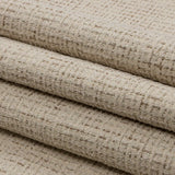 Crypton Creme Crosshatched Polyester Chenille Woven