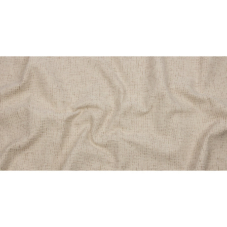 Crypton Creme Crosshatched Polyester Chenille Woven