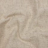 Crypton Creme Crosshatched Polyester Chenille Woven