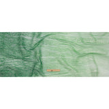 Embroidered Soft Pleated Tulle with Sequins - Mint, Green and White Ombre Abstract - Sequoia Collection