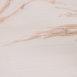 Embroidered Soft Pleated Tulle with Clear Baby Sequins - Blush Abstract - Linden Collection