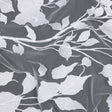 Embroidered Tulle Lace - White Leafy Branches - Magnolia Collection