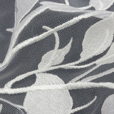 Embroidered Tulle Lace - Off White Leafy Branches - Magnolia Collection