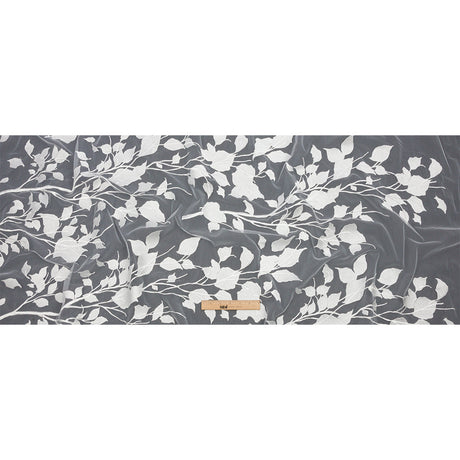 Embroidered Tulle Lace - Off White Leafy Branches - Magnolia Collection
