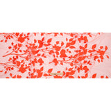Embroidered Tulle Lace - Orange Leafy Branches - Magnolia Collection