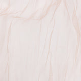 Crinkled Soft Polyester Tulle - Nude - Poplar Collection