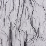 Crinkled Soft Polyester Tulle - Black - Poplar Collection