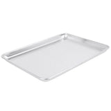 Perforated Sheet Pans, 19 Gauge Wire in Rim Aluminum Bun Pan / Sheet Cake Pans, Full and Half Sizes