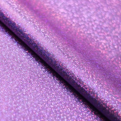 Matrix Twinkle Nylon Spandex Hologram Fabric - Assorted Colors, Solid, 57/58" Width (1 Yard)
