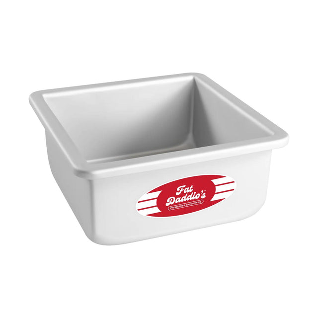 Fat Daddio's Anodized Aluminum Square Cake Pan, 6" x 6" x 3"