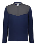 Russell Athletic Unisex Sideline Grid Fleece Quarter-Zip Pullover