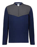 Russell Athletic Unisex Sideline Grid Fleece Quarter-Zip Pullover