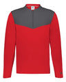 Russell Athletic Unisex Sideline Grid Fleece Quarter-Zip Pullover
