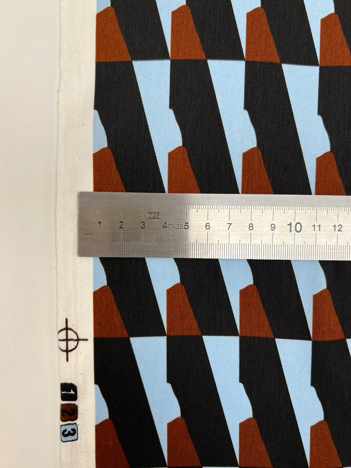 Polyester Sateen Printed Geometric