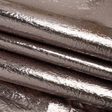 Ingot Pewter Crinkled Fabric-Backed Mirror Vinyl