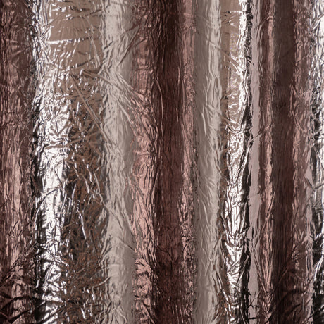 Ingot Pewter Crinkled Fabric-Backed Mirror Vinyl